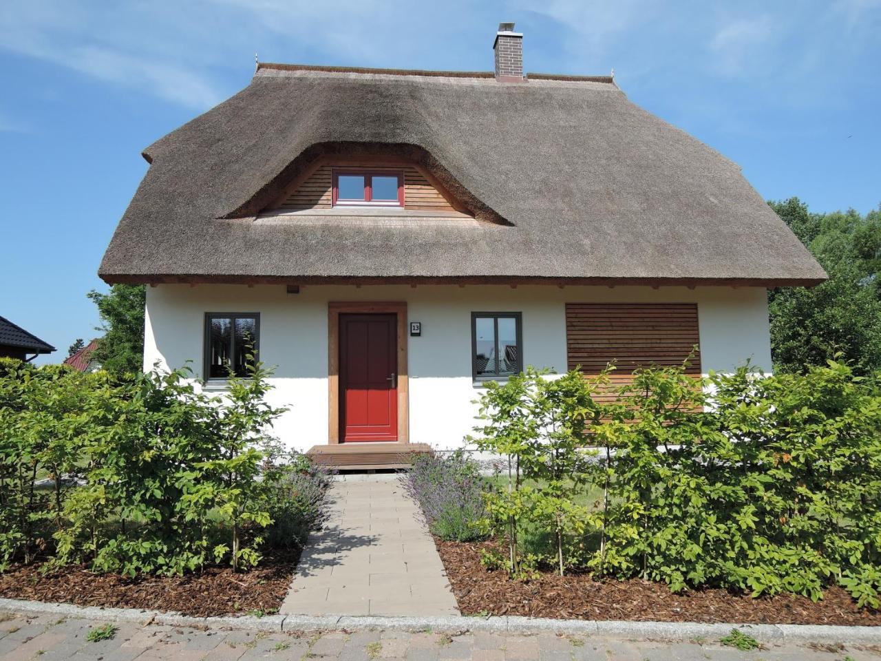 Wiek auf RügenReetdachhaus "Treibholz"别墅 外观 照片